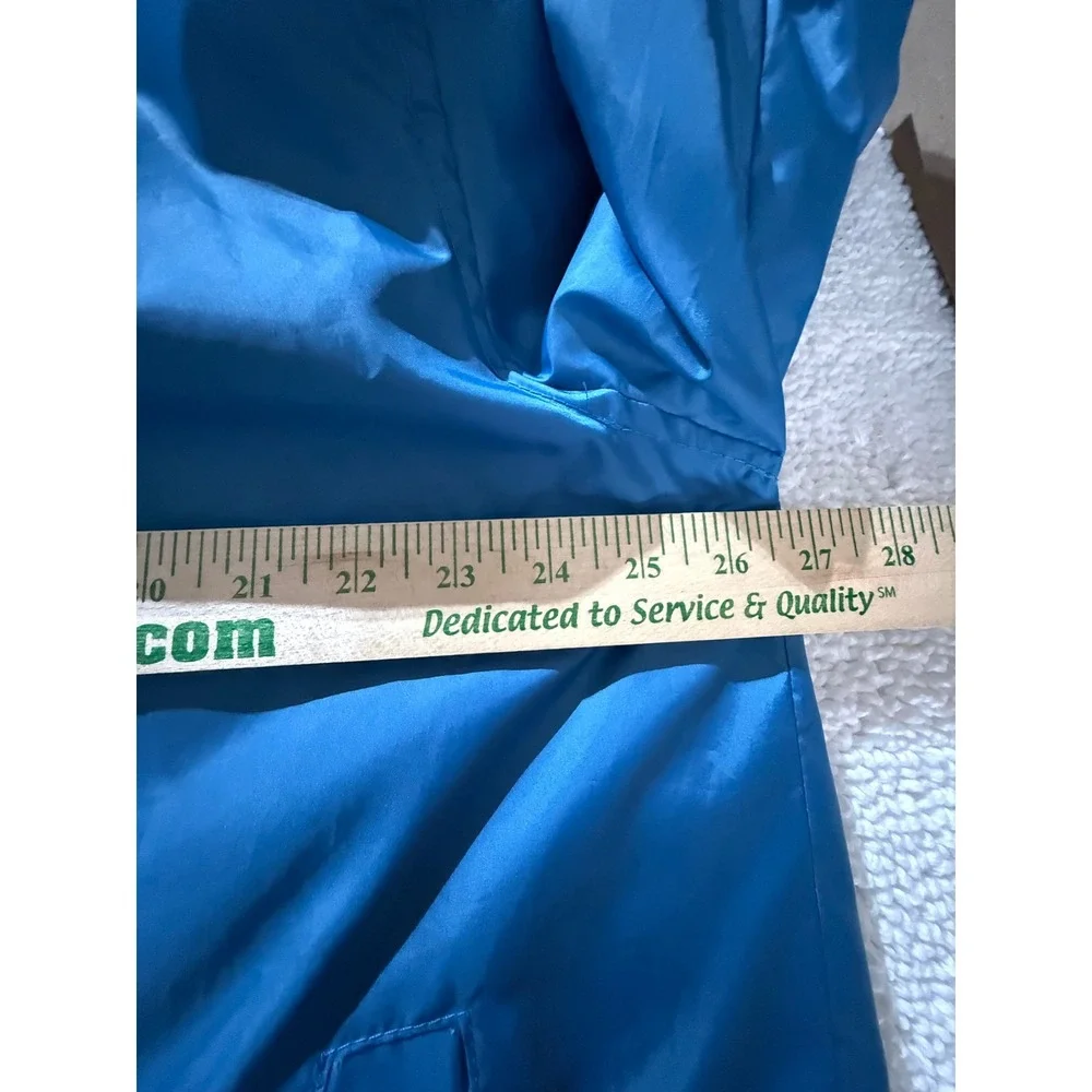 Totes Mens XL Blue Hooded Windbreaker‎ Fleece Lined Jacket Full Zip BLB09004-636